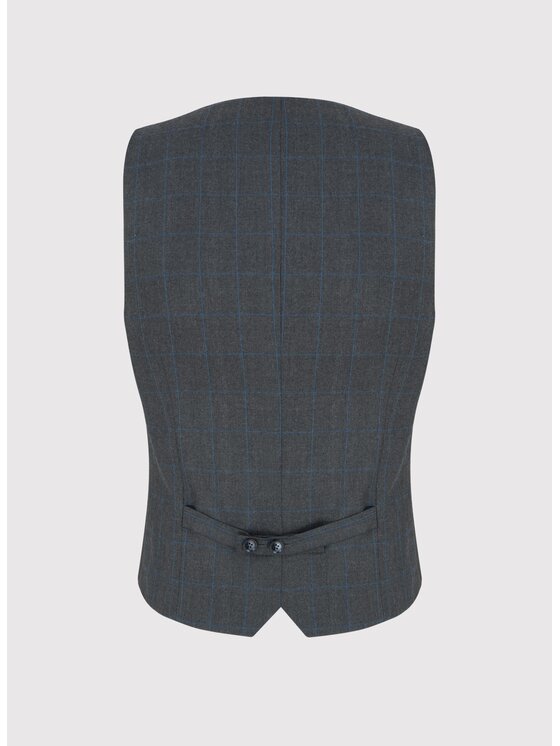 Pako Lorente Pako Lorente Kamizelka P24WF-8X-013-S-S Szary Slim Fit