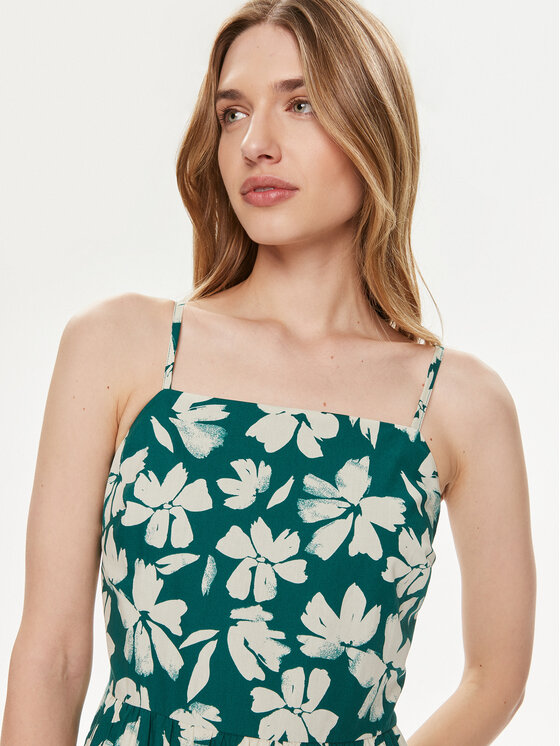 Gap Gap Ljetna haljina 888463-01 Zelena Regular Fit