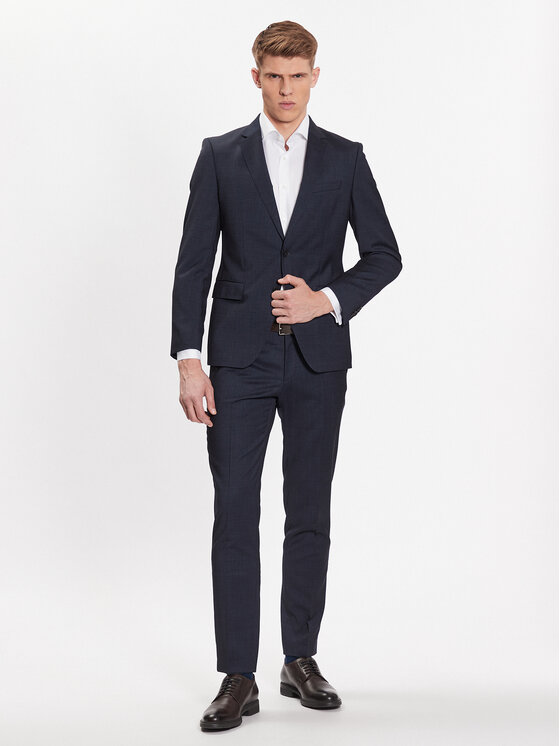 BOSS Boss Hemd 50480101 Weiß Slim Fit