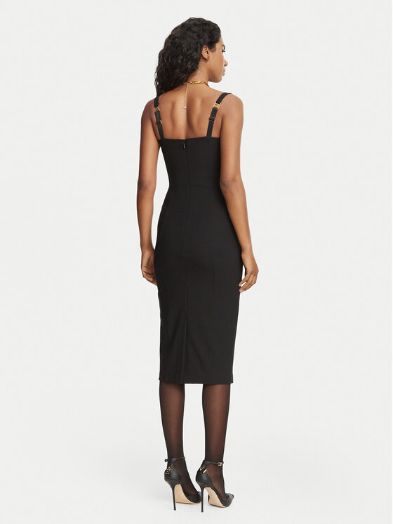 Elisabetta Franchi Elisabetta Franchi Kokteilikleit AB-002-67E2-V470 Must Fitted Fit