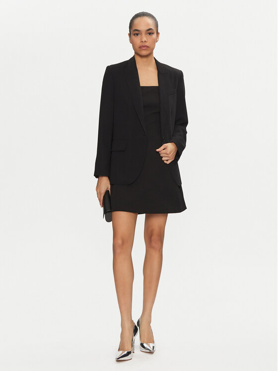 Imperial Imperial Cocktail obleka AFAGIAW Črna Slim Fit