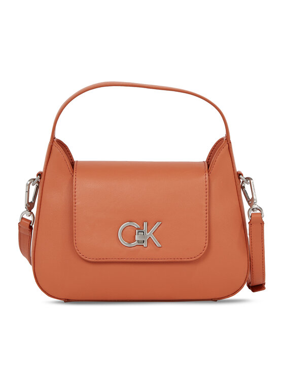 Geantă Calvin Klein Re-Lock Crossbody W/Flap Sm K60K610770 Maro
