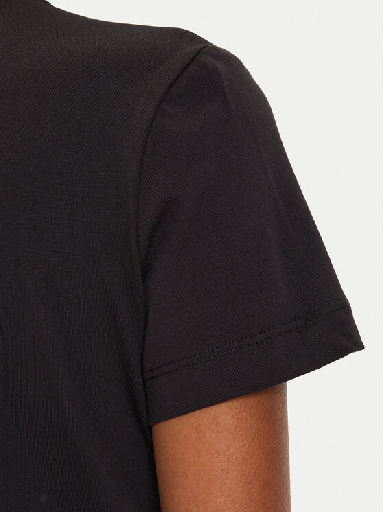 Just Cavalli Just Cavalli T-shirt 76PAHG11 Crna Slim Fit