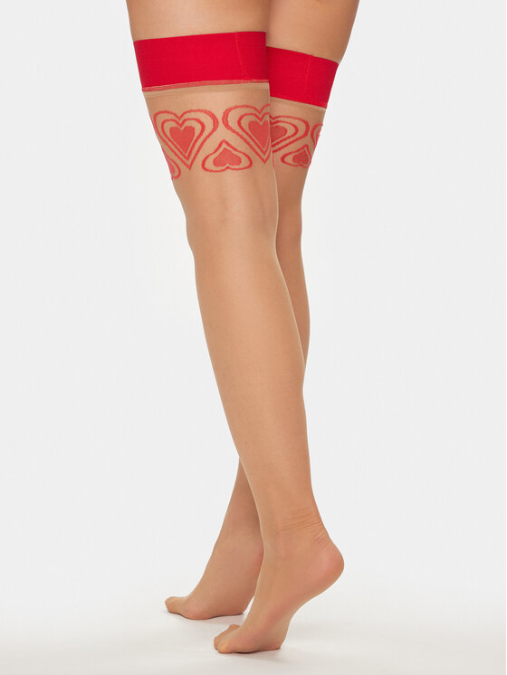 Hunkemöller Hunkemöller Samostojeće čarape 205158 Crvena