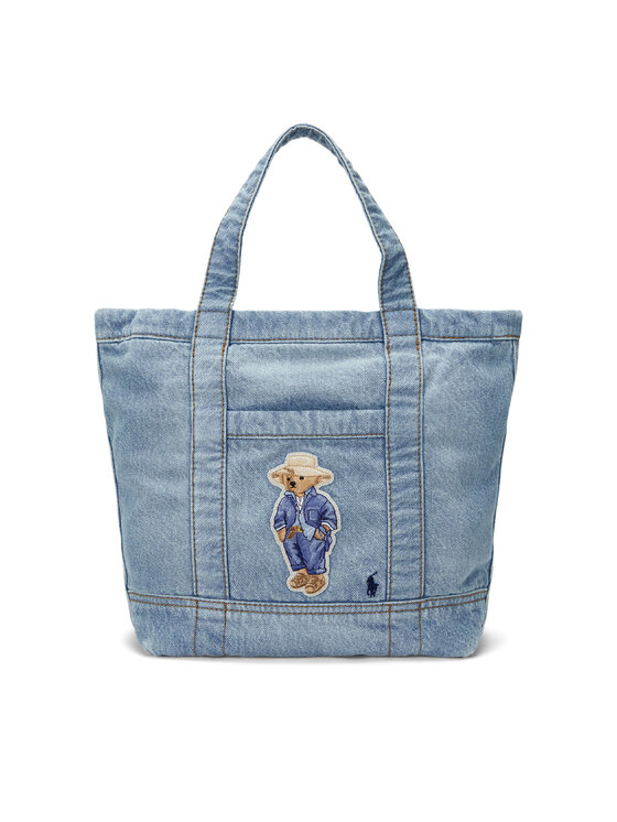Polo Ralph Lauren Kabelka Bear-patch 428960636001 Modrá