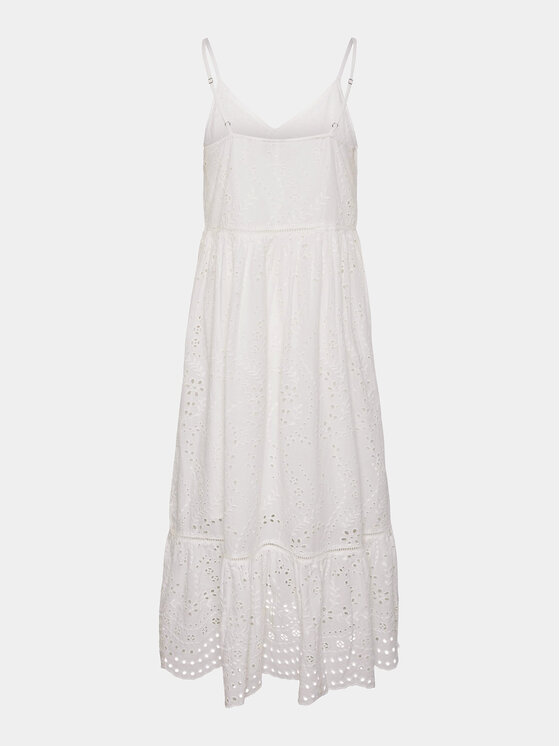 YAS YAS Letní šaty Luma 26032686 Bílá Regular Fit