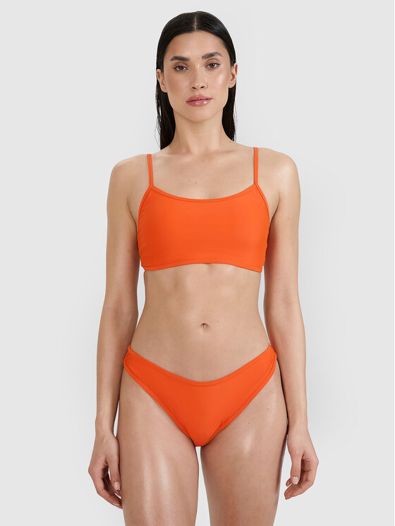 4F 4F Góra od bikini FOB SUMMER Pomarańczowy
