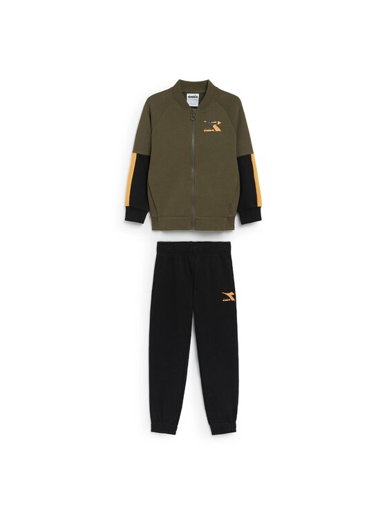 Diadora Diadora Komplet dresowy JB. TRACKSUIT FZ TWISTER Zielony Regular Fit