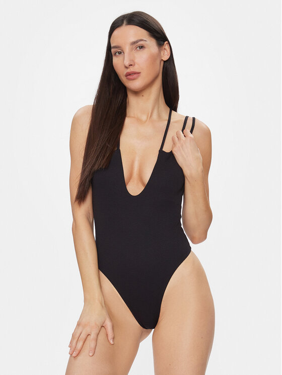 Hugo Peldkostīms Red Label Swimsuit 50510824 Melns