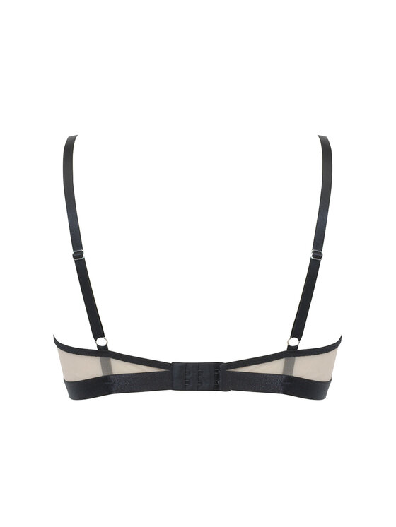 Love and Hate Love and Hate Podprsenka Bralette Clara Nude Průhledná