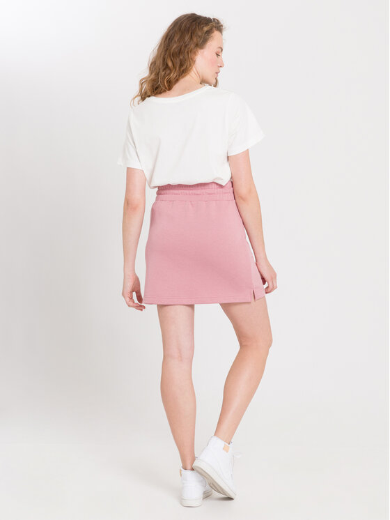 Cross Jeans Cross Jeans Spódnica mini 80105-520 Różowy Slim Fit