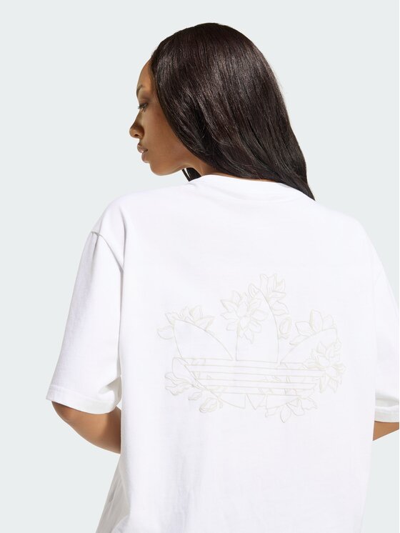 adidas adidas T-Shirt 168119 Biały Oversize
