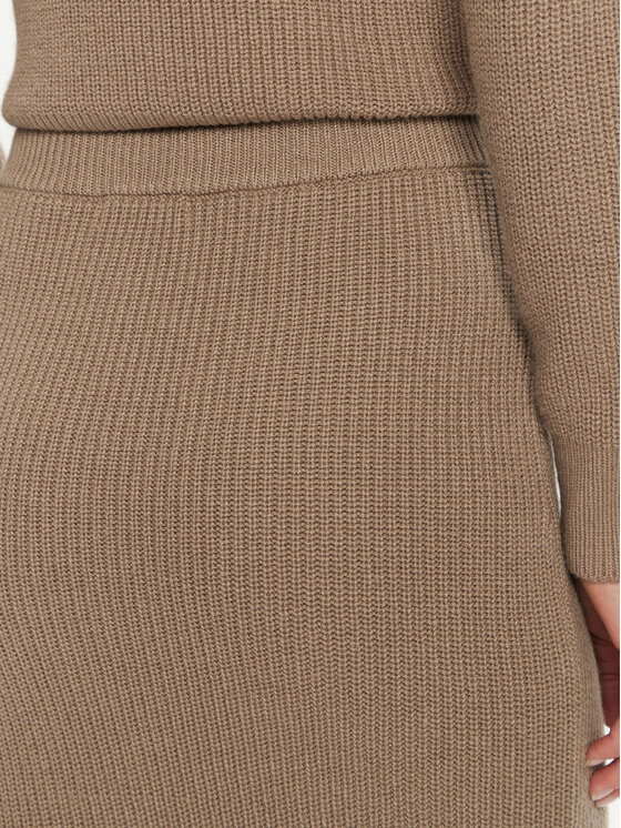 Guess Guess Tiesus sijonas Zylee W4BD64 Z2WX0 Smėlio Slim Fit