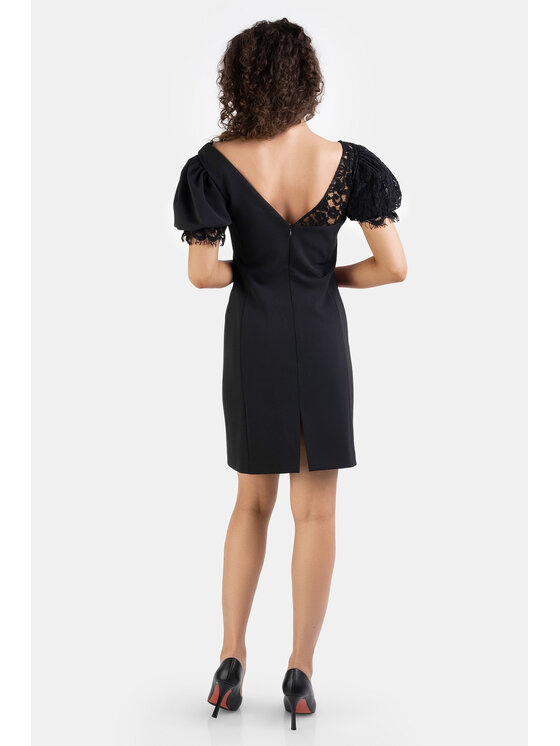 PINKO Pinko Koktejlové šaty ANDALGALA Černá Slim Fit