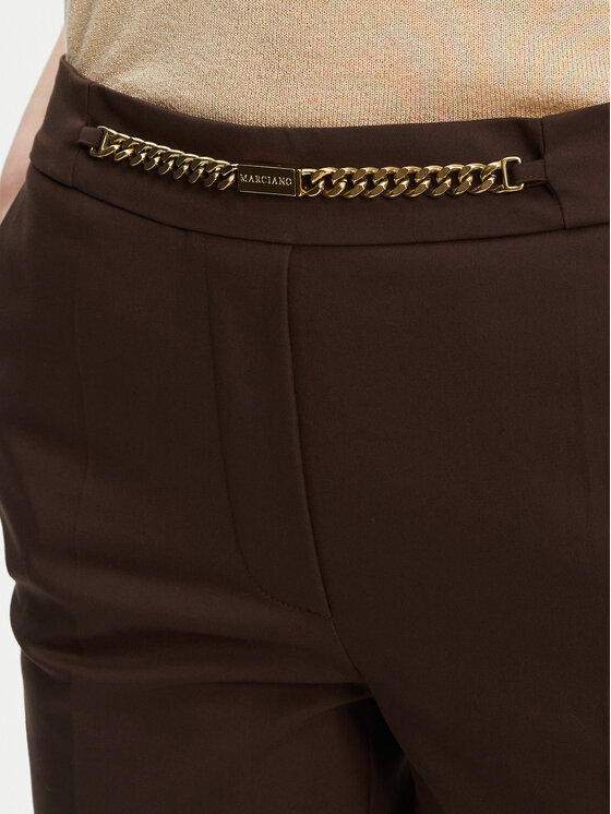 Marciano Guess Marciano Guess Szövet nadrág 5GGB17 7311A Barna Regular Fit