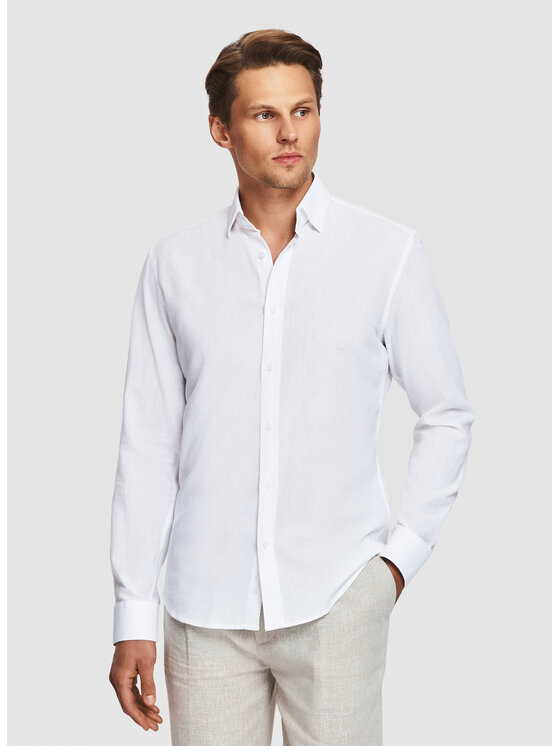 Pako Lorente Pako Lorente Koszula P26SF-1X-021 Biały Slim Fit