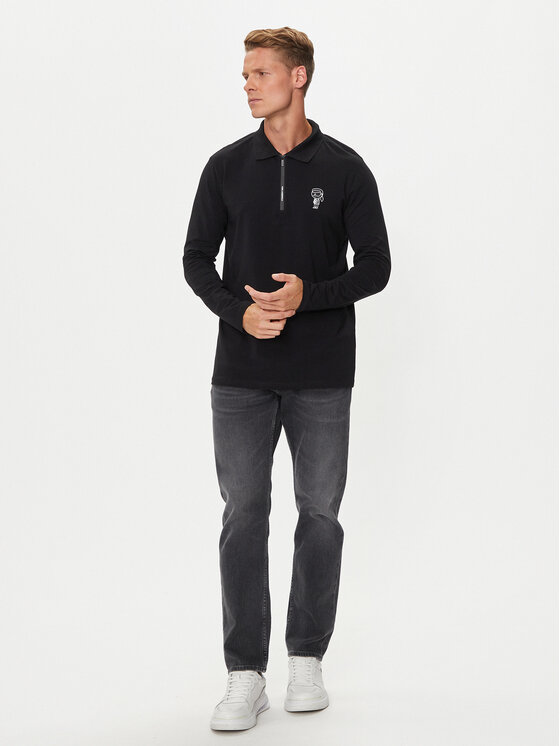 KARL LAGERFELD KARL LAGERFELD Polo 745403 543221 Nero Regular Fit