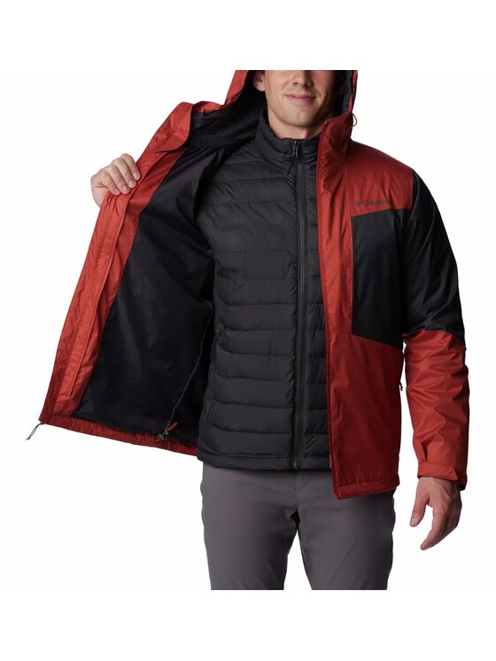 Columbia Columbia Kurtka outdoor 195703 Czerwony Regular Fit