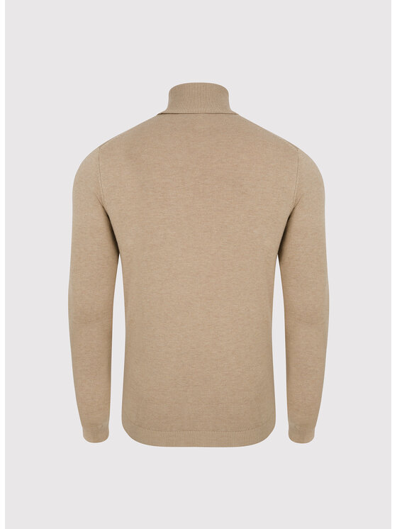 Pako Lorente Pako Lorente Sweter P25WN-2X-032 Beżowy Classic Fit