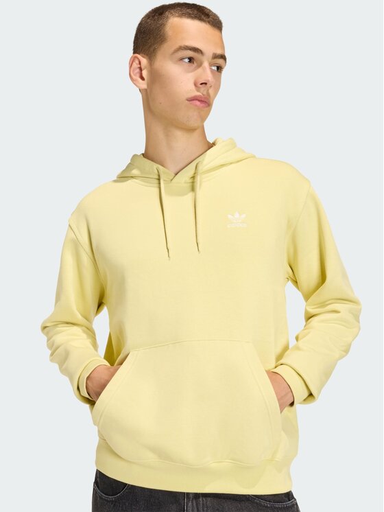adidas adidas Bluza ESSENTIAL LOOSE FLEECE Żółty Loose Fit