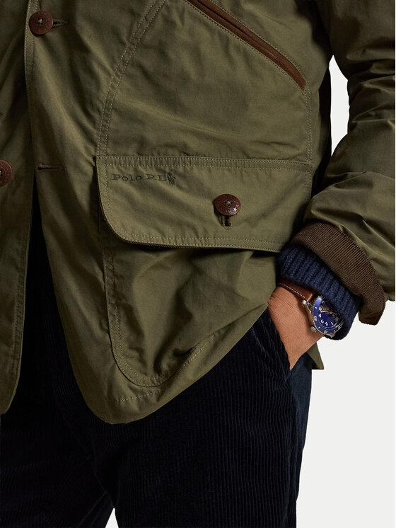 Polo Ralph Lauren Polo Ralph Lauren Kurtka koszulowa 710B15977001 Zielony ciemny Regular Fit