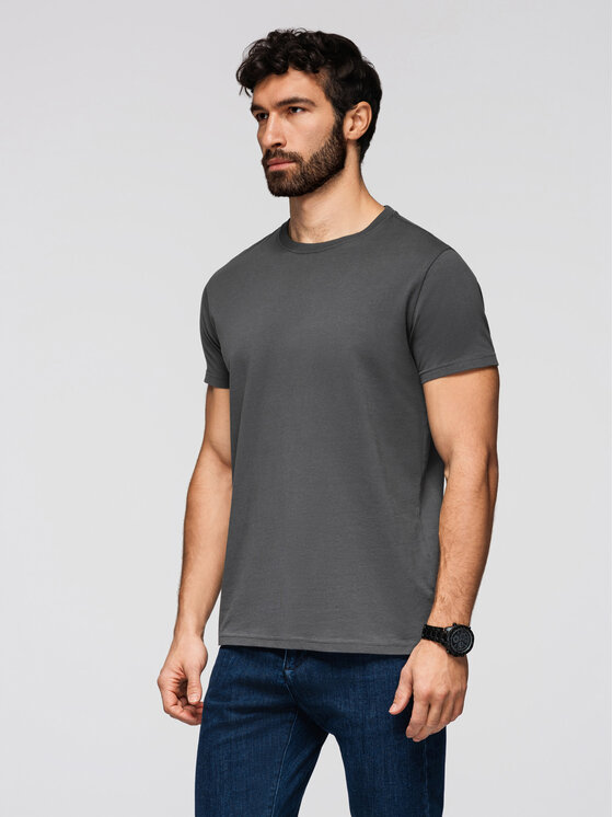 Ombre Ombre Komplet t-shirtów OM-TSBS-0268 Kolorowy Regular Fit