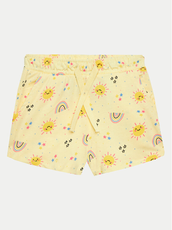 NAME IT NAME IT Шорти з тканини Vigga 13215112 Жовтий Regular Fit