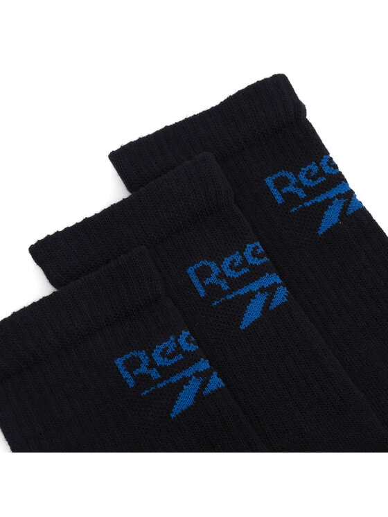 Reebok Reebok Набір з 3 пар низьких шкарпеток unisex R0258-SS24 (3-pack) Чорний