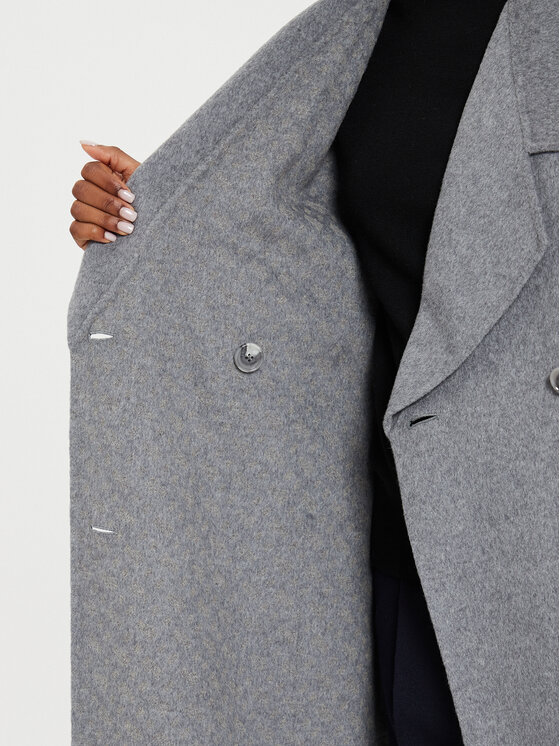 BOSS Boss Вълнено палто Clibari 50521160 Сив Regular Fit