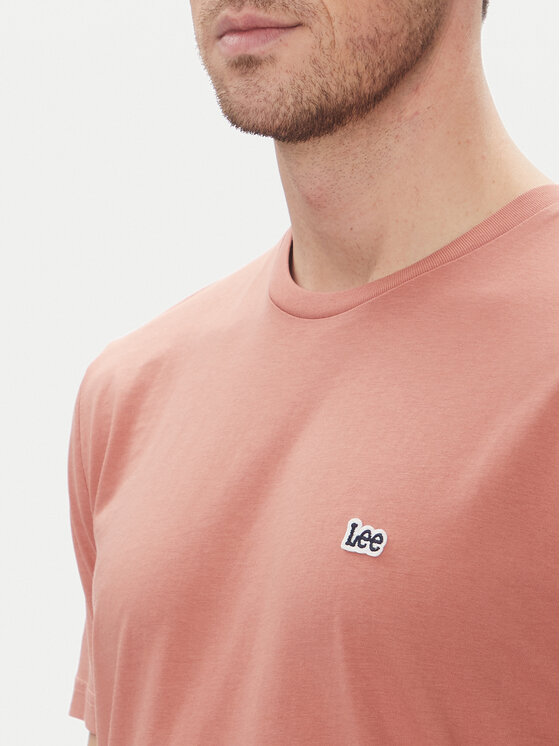 Lee Lee Marškinėliai Patch 112364539 Rožinė Regular Fit