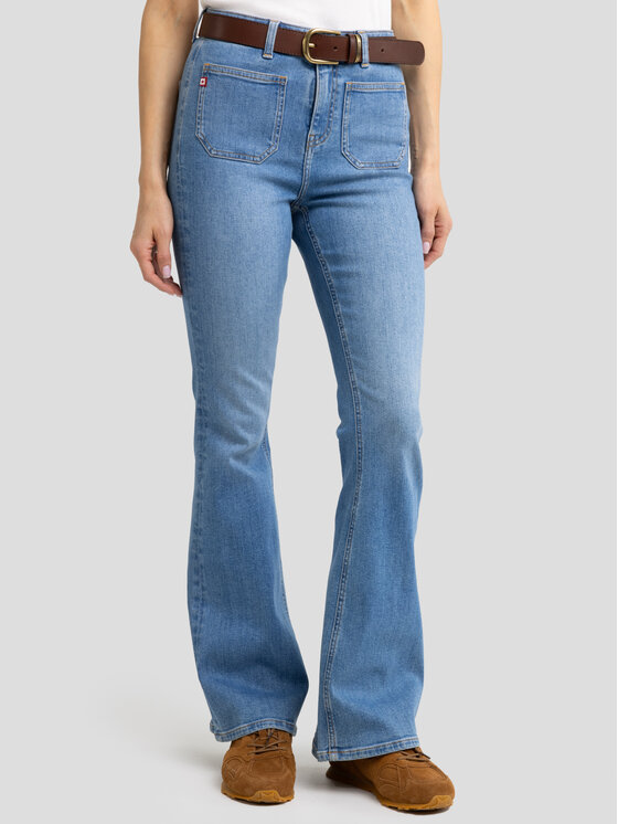 BIG STAR BIG STAR Jeansy SOPHIE Niebieski Flare Fit