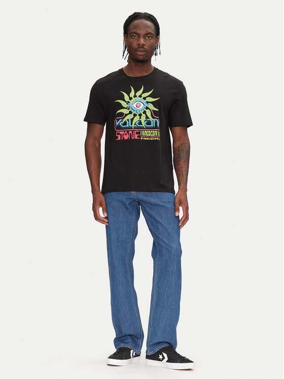 Volcom Volcom Tricou Realityfab A3512555 Negru Loose Fit