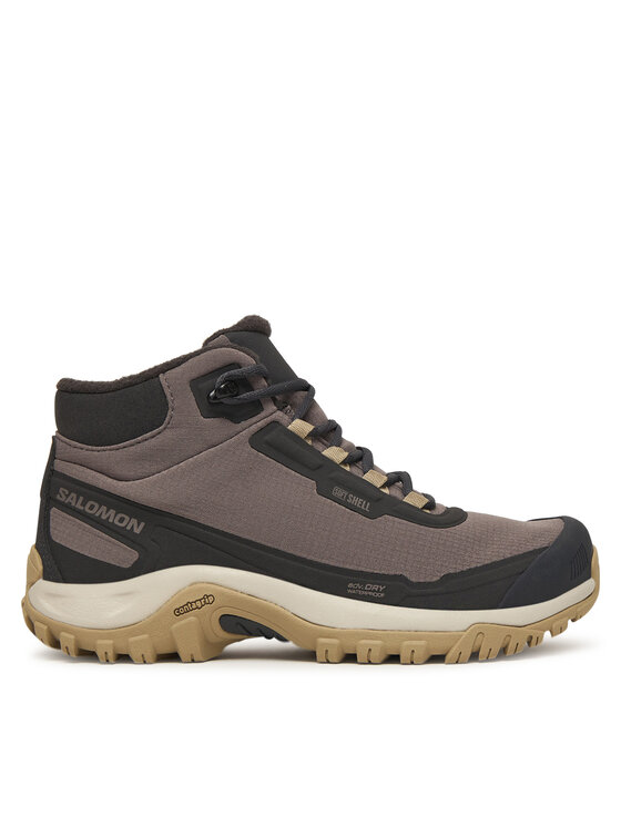 Salomon Salomon Trekking čevlji Shelter Waterproof L47855200 Rjava