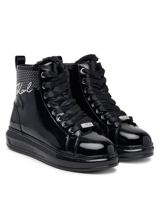 KARL LAGERFELD KARL LAGERFELD Trzewiki Kapri KL62558S Czarny