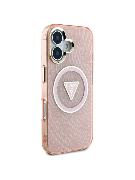 Guess Guess Etui na telefon iPhone 16 Różowy