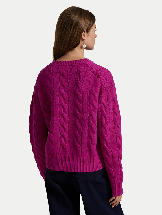 Polo Ralph Lauren Polo Ralph Lauren Pulover 211A91216001 Roza Straight Fit