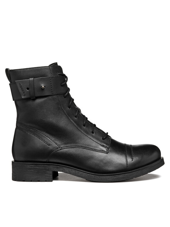 Geox Geox Kotníková obuv D Rawelle D466RC 0TU43 C9999 Černá