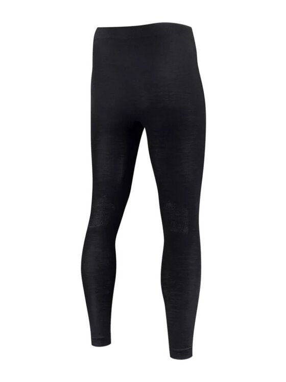 Brubeck Brubeck Kalesony LE1429M Merino Wool Czarny Regular Fit