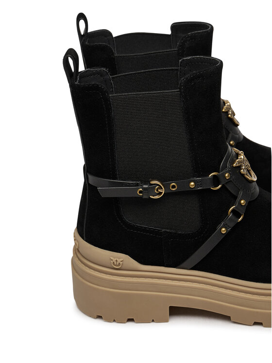 PINKO PINKO Gležnjarji Chelsea Mia 10 SD0143 P045 Črna