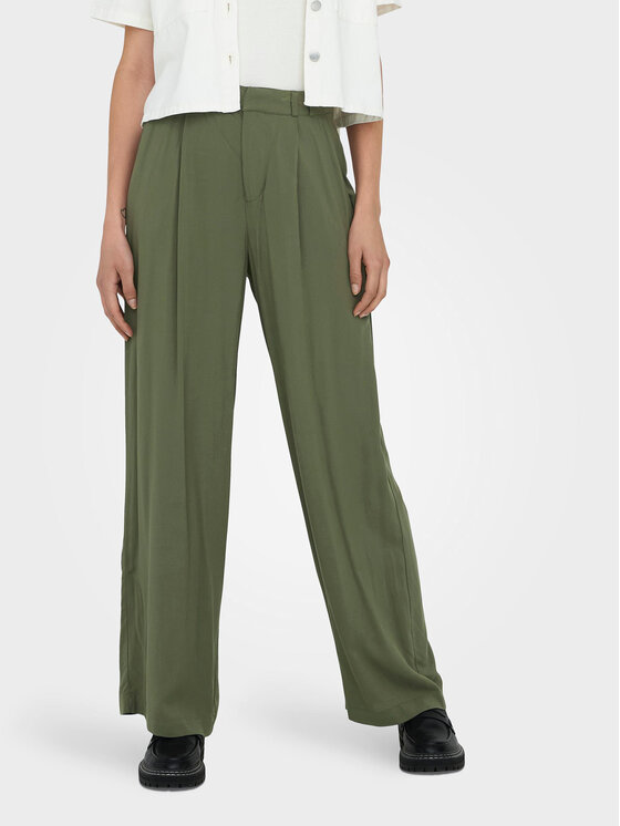 ONLY ONLY Παντελόνι υφασμάτινο Nova 15306567 Πράσινο Regular Fit