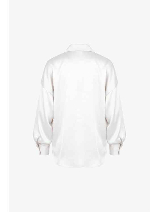 LE POSSÉ LE POSSÉ Koszula KLS Kremowy Loose Fit