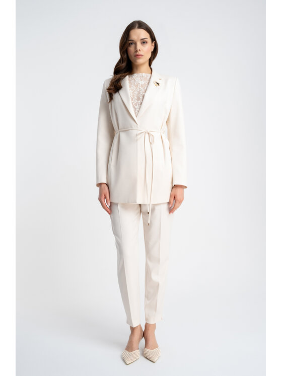 CLICK CLICK Σακάκι 70-953 Εκρού Regular Fit