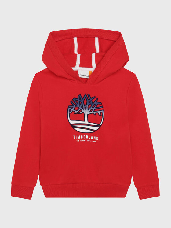 Timberland Mikina T25T59 S Červená Regular Fit