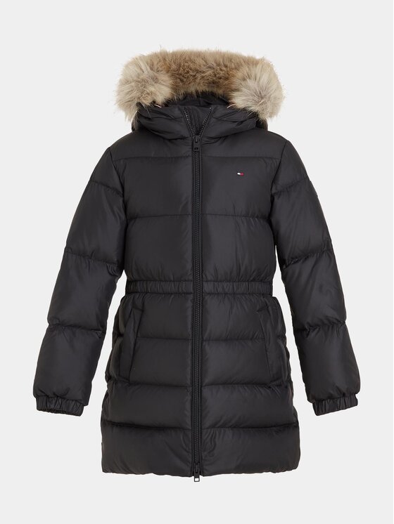 Tommy Hilfiger Tommy Hilfiger Μπουφάν πουπουλένιο KG0KG07805 Μαύρο Regular Fit