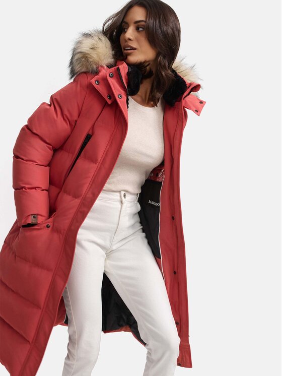 Marikoo Marikoo Kurtka zimowa Schneesternchen Czerwony Regular Fit