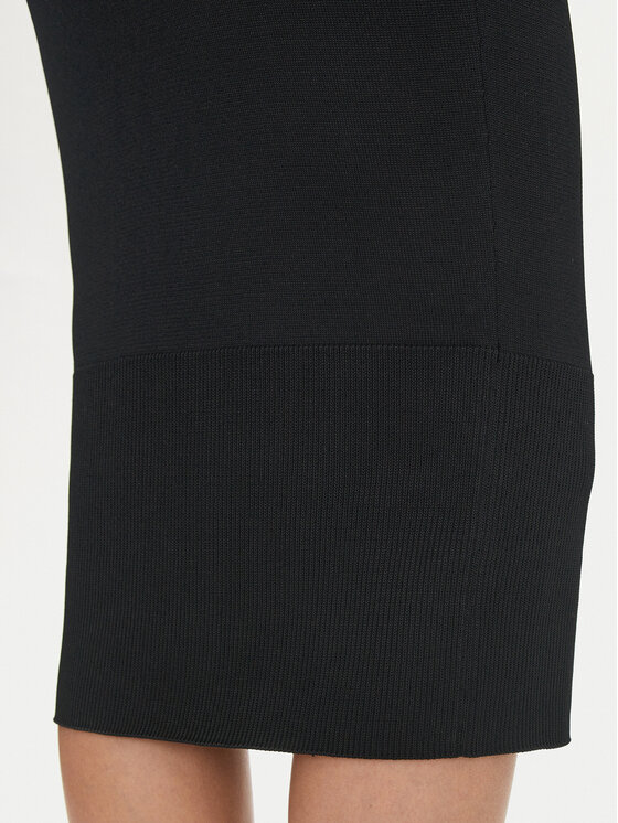 Armani Exchange Armani Exchange Spódnica ołówkowa 6DYN1D YMH6Z 1200 Czarny Slim Fit