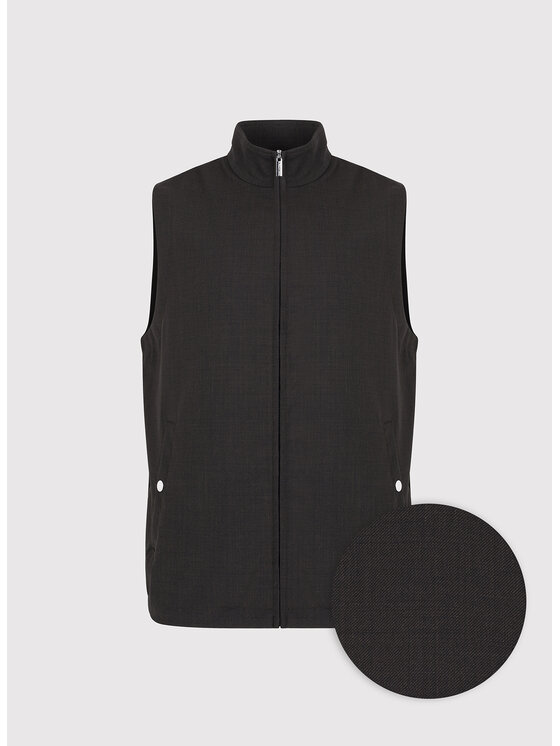 Pako Lorente Pako Lorente Kamizelka P26WP-8K-001 Brązowy Slim Fit