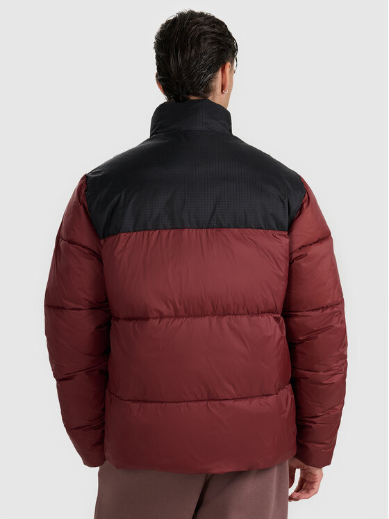 4F 4F Kurtka puchowa APRES SKI Bordowy Regular Fit