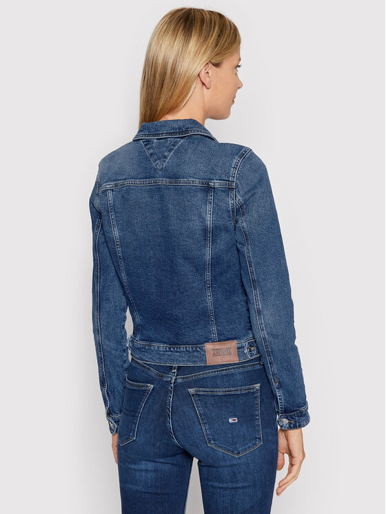 Tommy Jeans Tommy Jeans Giacca di jeans Viviane DW0DW11446 Blu scuro Slim Fit