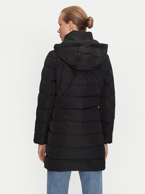 Tommy Hilfiger Tommy Hilfiger Пухено яке Heritage WW0WW43234 Черен Regular Fit